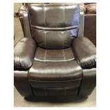 Coaster Brown Leather Recliner