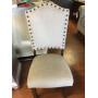 Ashley D-716-01 cream color chairs