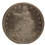 RARE 1878-S Seated Liberty Silver Trade Dollar
