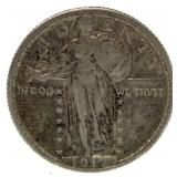 1917-S Type 2 Standing Liberty Silver Quarter