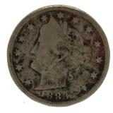 1883 "Cents" Liberty V Nickel