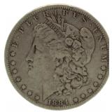 1884-O Morgan Silver Dollar