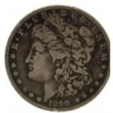 1890-O Morgan Silver Dollar