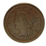 1850 Copper Large Cent