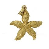 14kt Gold Star Fish Pendant