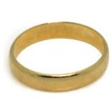 14kt Gold Thick Wedding Band