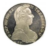 Maria Theresa BU Silver Thaler Coin