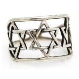 Sterling silver Star of David ring
