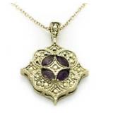 Genuine Amethyst Royale Necklace