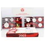 2003 US Mint Silver Proof Set w