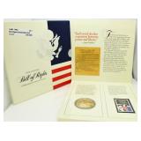 Bill of Righst Commemorative Coin & Stamp Set