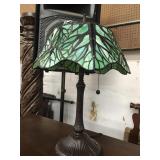 Dale Tiffany Slag Stained Glass Lamp