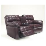 Ashley 290 Kennard LEATHER Reclining Love Seat