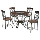 Ashley D329 Counter Height Table & 4