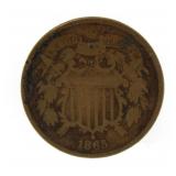 1865 - 2 Cent Piece