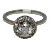 14kt Gold 1.51 ct Round Diamond Ring