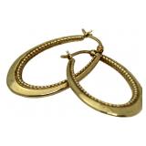 14kt Gold XX-Large Gold Hoop Earrings
