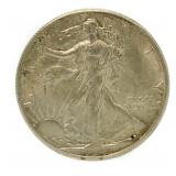 1944-D BU Walking Liberty Silver Half Dollar