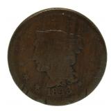 1843 Braided Hair Large Cent