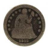 1842-O Seated Liberty Silver Dime