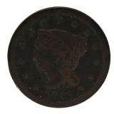 1845 Braided Hair Large Cent