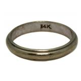 14kt White Gold Wedding Band