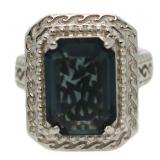 Sai Krishna 7.50 ct London Blue Topaz Dinner Ring