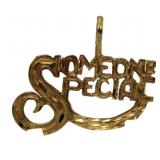 14kt Gold Someone Special Pendant