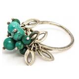 Turquoise Bead Designer Ring