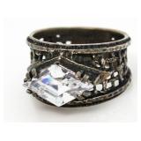 Vintage 1.50 ct White Topaz Estate Ring