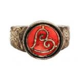 Heart Design Estate Ring