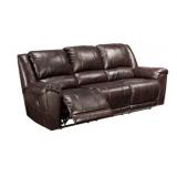 Ashley 29200 LEATHER 91" Reclining Sofa