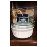 CorningWarw French White 4 pc Casserole