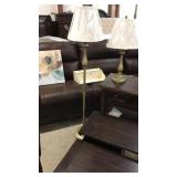 Green Distressed Floor Lamp