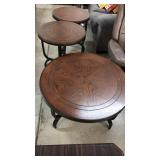 3 pc Round Coffee & 2 Ends