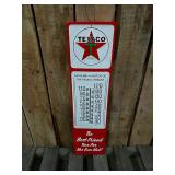 Texaco Metal Thermometer