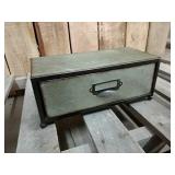 Rustic Metal Storage Accent
