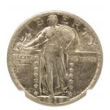 1918 BU Standing Liberty Silver Quarter *Rare