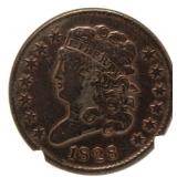 1828 - 13 Stars Half Cent