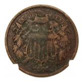 1866 - 2 Cent Piece