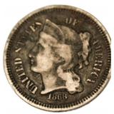 1868 3 Cent Nickel *Better