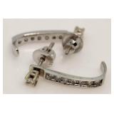 14kt Gold Quality 1/2 ct Diamond Earrrings