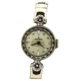 14kt Gold Vintage Ladies Rolex Diamond Watch