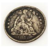1857 Seated Liberty Silver Half Dime