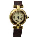 Ladies Must De Cartier Vermeil Watch