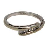 10kt Gold Tension Set Diamond Ring