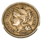 1865 3 Cent Nickel *Nice