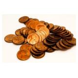 Roll (50) Gem BU Lincoln Cents