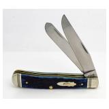 Case XX Ocean Blue Large Trapper Knife