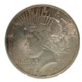 1924 BU Peace Silver Dollar